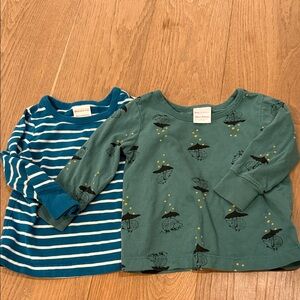 Hanna Andersson Long Sleeve Tees - 80